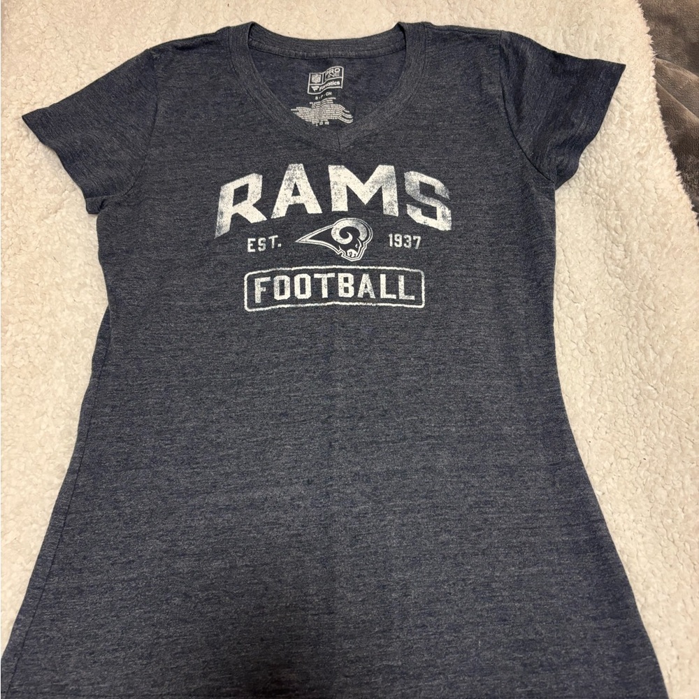 NFL Rams Women's Grey T-Shirt